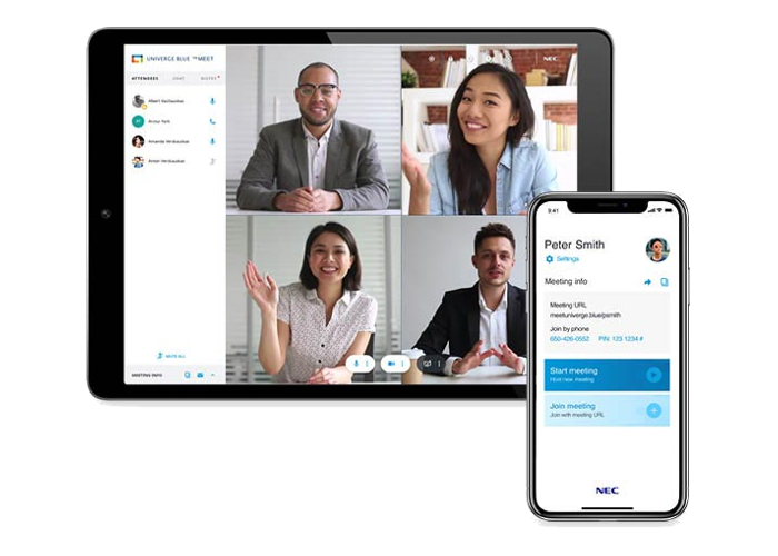 One-click video meetings with Univerge Blue Connect