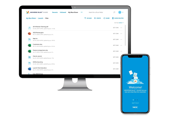 Improve team collaboration with Univerge Blue Share