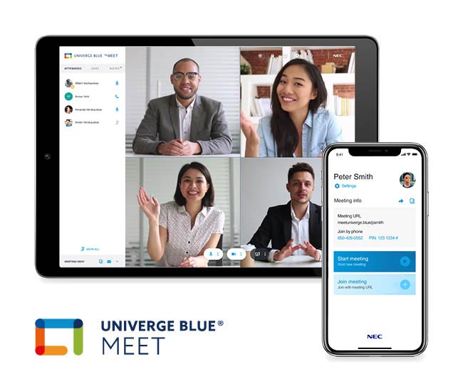 NEC UNIVERGE BLUE MEET pc screens